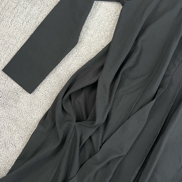 Eileen Fisher Black Open Front Cardigan - Picture 3 of 5